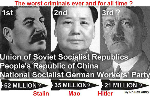 Stalin Mao and Hitler